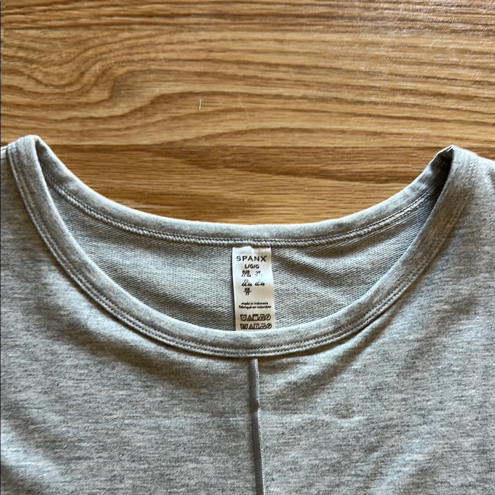 SPANX Heather Gray Long Sleeve Top - Picture 2 of 2